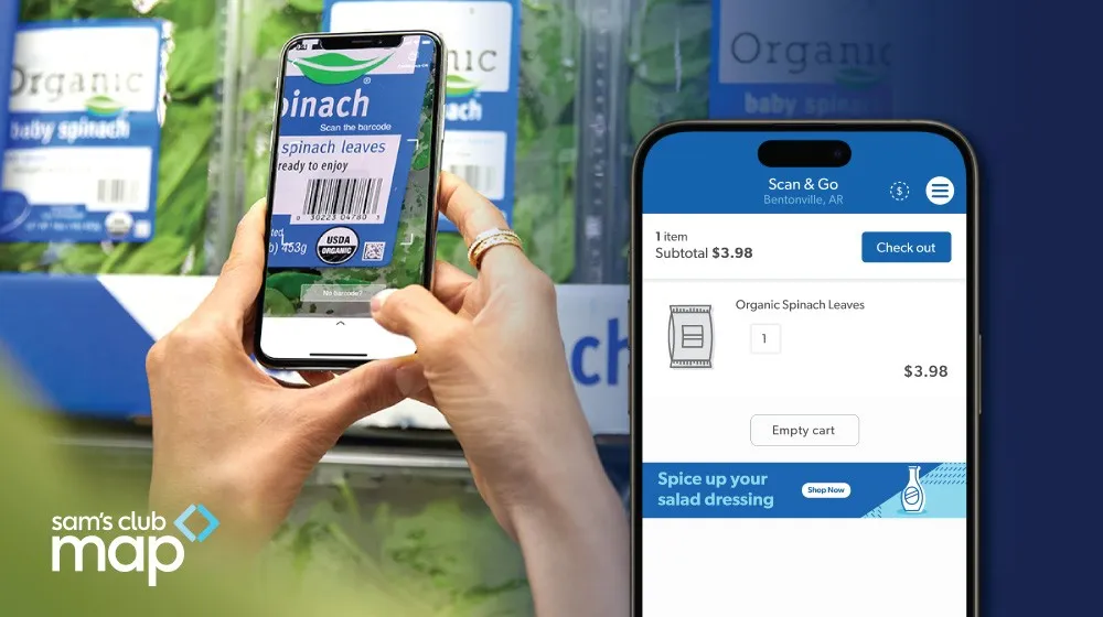 Sam’s Club MAP launches display ads in the Sam’s Club mobile app’s Scan & Go feature