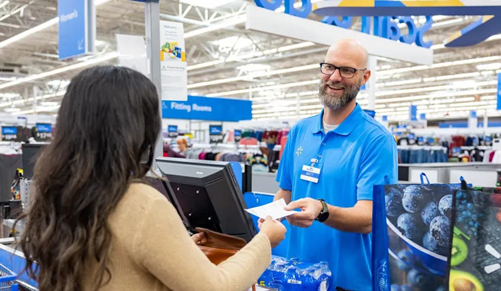 Walmart associate