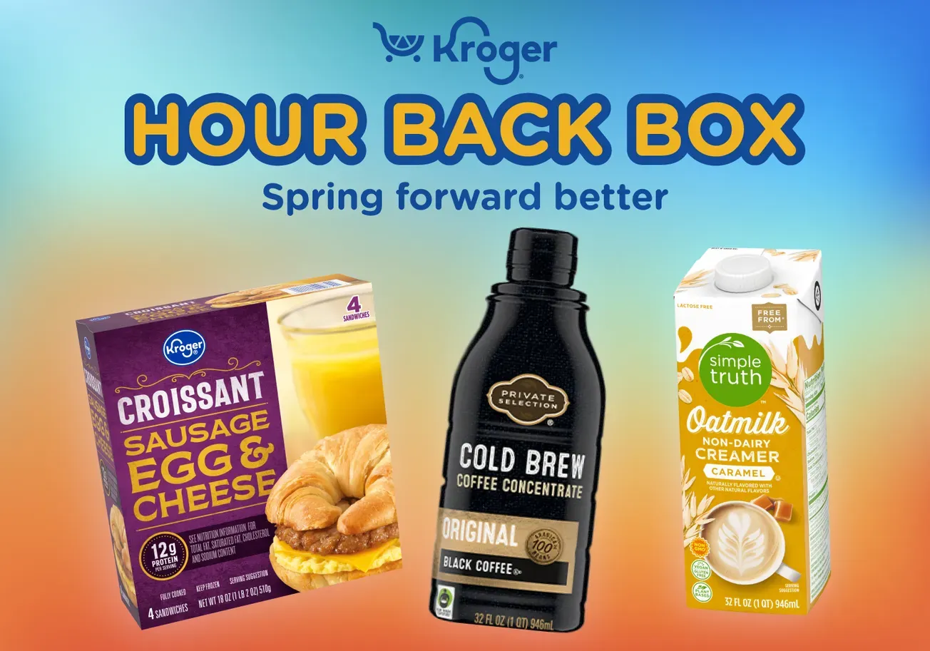 Kroger unveils "Hour Back Box"  with free breakfast items to ease daylight saving change