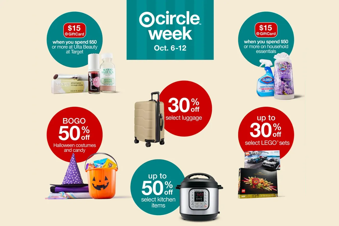 Target Circle Week returns, promising deep discounts on fall favorites